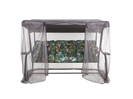 Zahradní houpačka s moskytiérou a s bočními stolky Celebes Plus Black Edition G058-02PB PATIO
