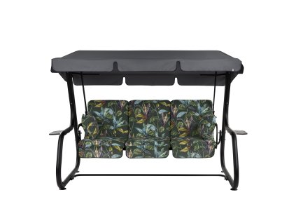 Zahradní houpačka Rimini Black Edition s bočními stolky G058-02PB PATIO