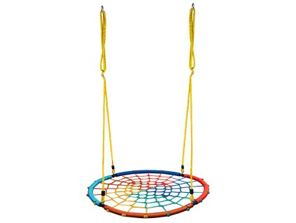 k18327 aga zavesny houpaci kruh 120 cm ctyrbarevny 1