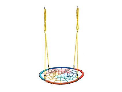 k18328 aga zavesny houpaci kruh 100 cm ctyrbarevny 0