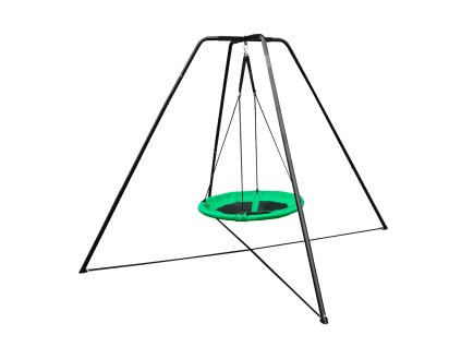k19244 aga zavesny houpaci kruh 100 cm s ramem 1