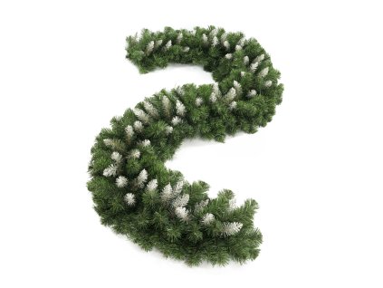 k17299 aga vanocni girlanda 270 cm zelenobila