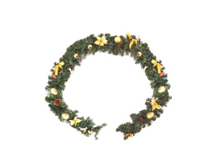 k19942 aga vanocni girlanda 180 cm zlaty 777888