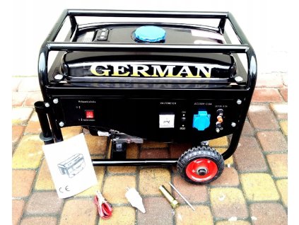 Elektrocentrála GERMAN 2,9KW 1x230V s AVR GER2900