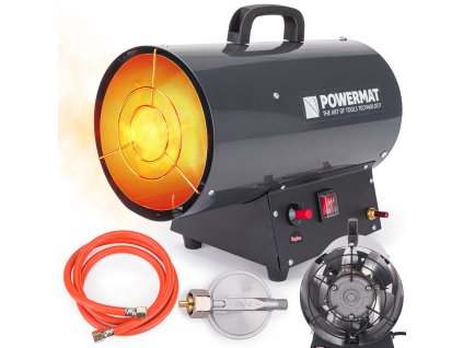 Plynový ohřívač s reduktorem 25kW PM-NAG-25GN, Powermat PM1030