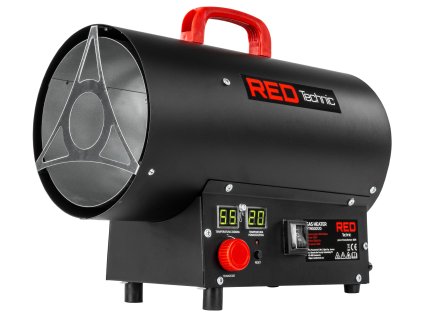 Plynové topení topidlo, plynový ohřívač 25KW, RED TECHNIC RTNGG0120