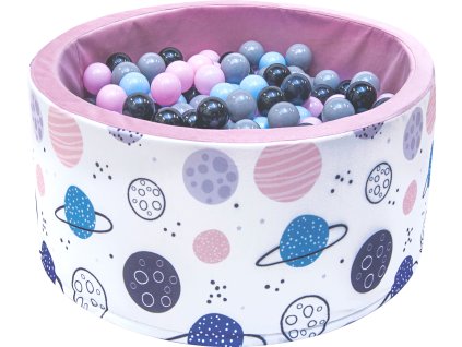 Aga Suchý bazén 003 Dětský, 90x40 cm, s míčky, od 9 měsíců