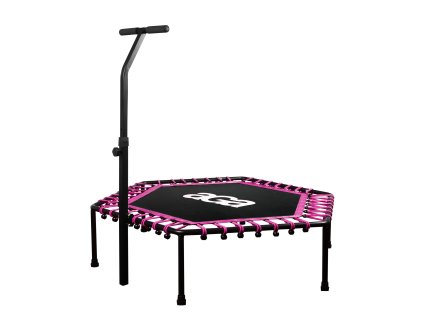 k14752 aga fitness trampolina 130 cm ruzova madlo 3