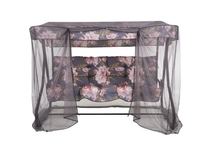 Zahradní houpačka Milano Black Edition s moskytiérou A091-23IB PATIO