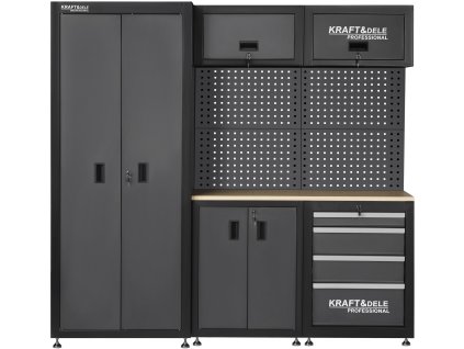 Dílenská skříň s regálem do dílny a garáže KD5862
