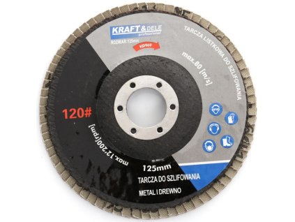 komplet tarcz listkowych 10szt 125mm p120 kd969