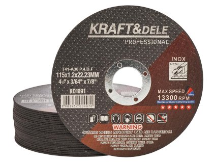 tarcza do metalu 25szt 115x12x2223 mm kd1991