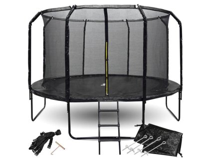 Zahradní trampolína SkyFlyer + žebřík, 366 cm