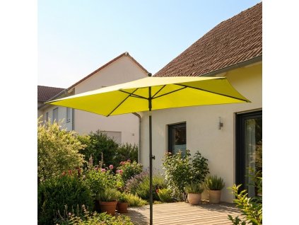 Slunečník na balkón lime 210 x 140 cm PATIO