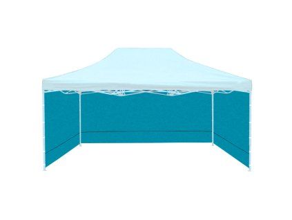aga bocnice k prodejnimu stanku 3x4 5m svetle modra