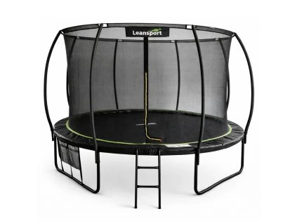 Trampolína 366 cm vnitřní síť Černo-zelená