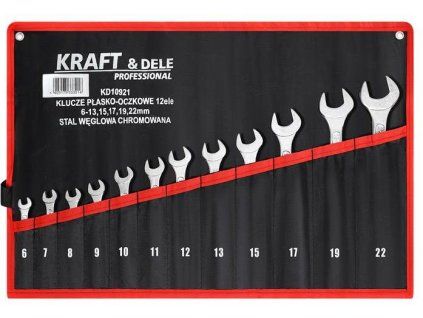 klucze plasko oczkowe 12el kd10921