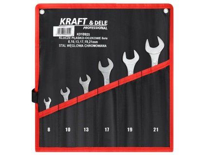 klucze plasko oczkowe 6el kd10925