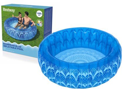 Dmuchany Basen 168 x 53 cm Niebieski Bestway 54479