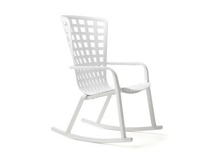 Houpací nožky ke křeslu Folio bílé