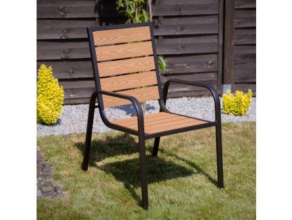 Zahradní křeslo hnědé