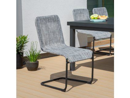 Zahradní židle šedá