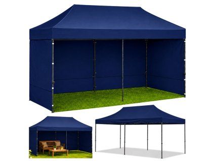 Rychlorozkládací prodejní pavilon 3x6 m Granátový