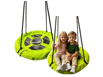 Zahradní houpačka čapí hnízdo 60 cm Zelená