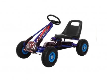 Šlapací čtyřkolka Go-Kart modrá 1