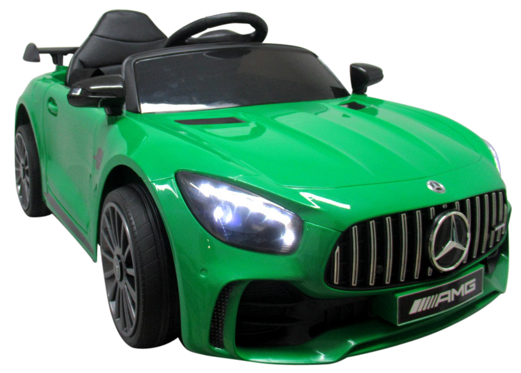 HračkyZaDobréKačky Dětské elektrické autíčko Mercedes AMG GTR zelené PA0192