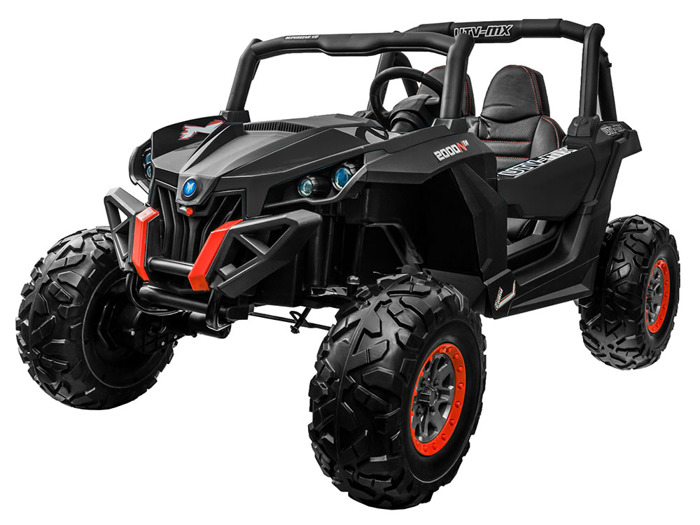 HračkyZaDobréKačky Dětská elektrická bugina 4x4 2.4GHz SuperStar černá PA.XMX-603.CZ