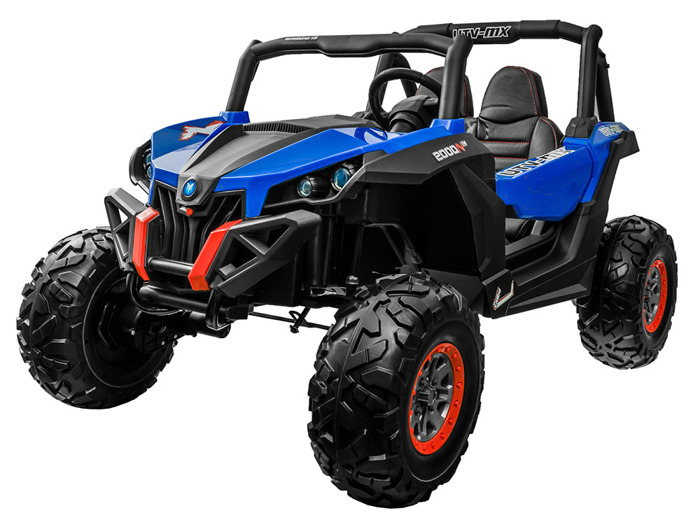 HračkyZaDobréKačky Dětská elektrická bugina 4x4 2.4GHz SuperStar modrá PA.XMX-603.NIE