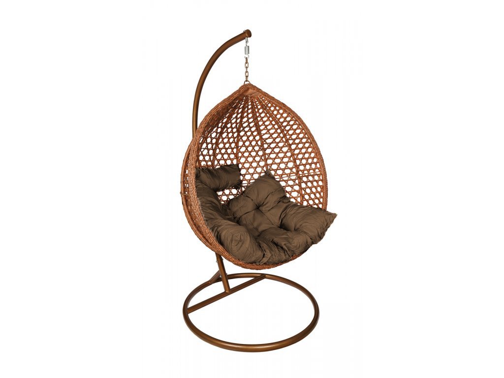 Zahradní houpací závěsné křeslo TROPICAL BROWN TROPIKAL-B
