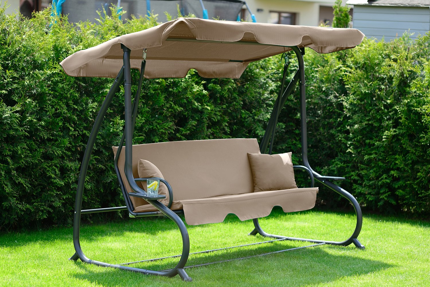 Tomido Zahradní houpačka COMFORT LUX béžová 1602