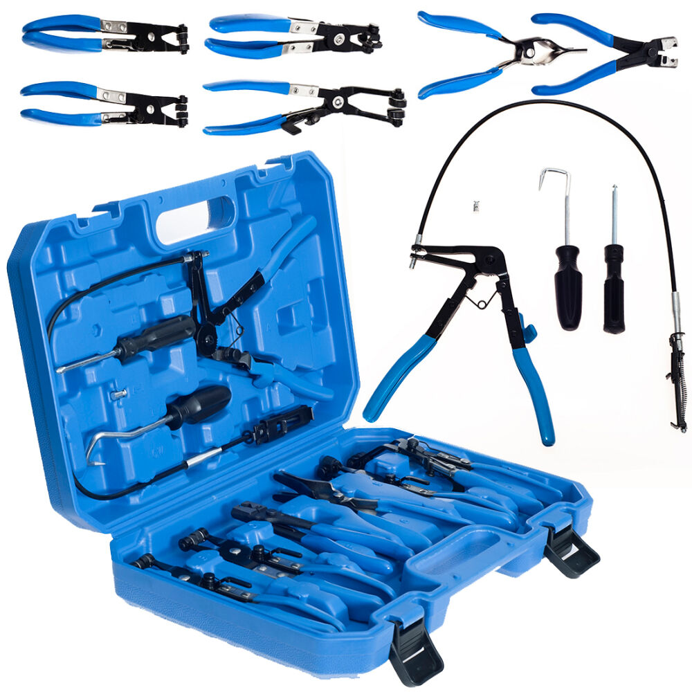 Kleště na hadicové spony sada 9ks TA1019 TA1019