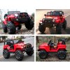 Tomido elektrické autíčko džíp Wrangler, EVA kola, 2.4GHz červené