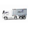 Dětské elektrické autíčko kamion s návěsem bílé