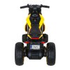 Dětská elektrická motorka Future žlutá 6