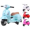 Dětská elektrická motorka Vespa růžová