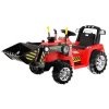 Ramiz dětský elektrický traktor s nakládací lžící 2,4GHz červený