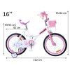 RoyalBaby Dětské kolo 16" Jenny
