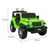 Elektrické autíčko Jeep Wrangler Rubicon zelené 13
