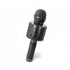 Bezdrátový bluetooth karaoke mikrofon černý