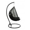 Zahradní houpací závěsné křeslo Zanzibar BLACK