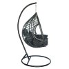 Zahradní houpací závěsné křeslo Dominikana BLACK 3
