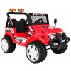Elektrické autíčko Jeep Raptor, EVA kola, 2.4GHz červené 4