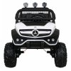 Elektrické autíčko Mercedes Unimog S, 4x4, 12V Bílé 5