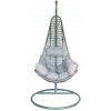 Zahradní houpací závěsné křeslo Dubaj GREY 3