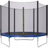 zahradni trampolina sport top 250 cm 8ft s zebrikem