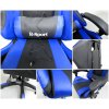 Malatec herní křeslo židle do 110 kg BLUE K3 7